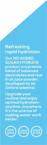 Hydrant Inc® Hydrate No Added Sugar Lemonade Electrolyte Drink Mix Perspective: right