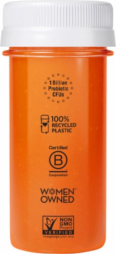 So Good So You® Happy Blood Orange Guava Probiotic Juice Shot Perspective: right