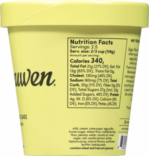 Van Leeuwen Praline Butter Cake French Ice Cream Perspective: right