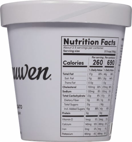 Van Leeuwen® Coffee Affogato French Ice Cream Pint Perspective: right