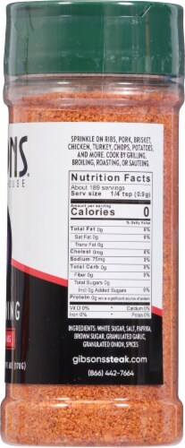 Gibsons Steakhouse BBQ Seasoning Perspective: right
