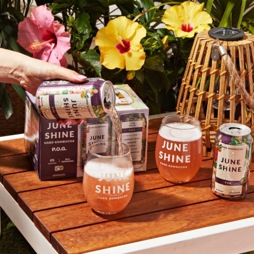 JuneShine Hard Kombucha P.O.G. Perspective: right