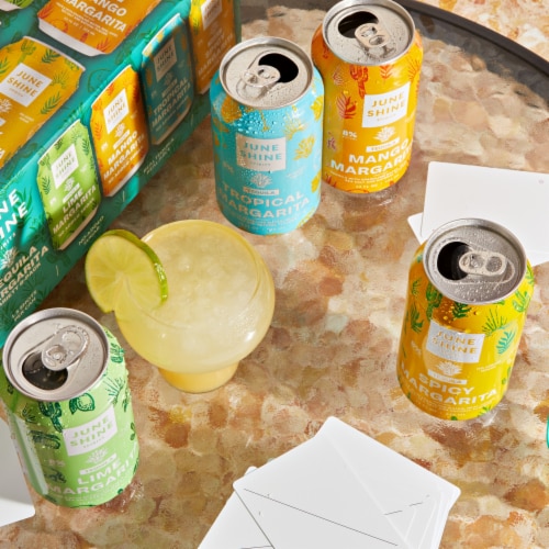 JuneShine Hard Kombucha Tequila Margarita Variety Pack Perspective: right