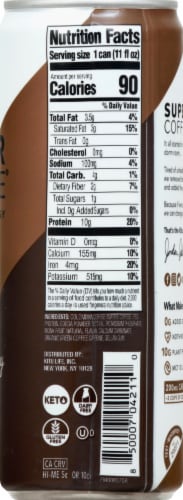 Super Coffee Coconut Mocha Enhanced Coffee Beverage Perspective: right
