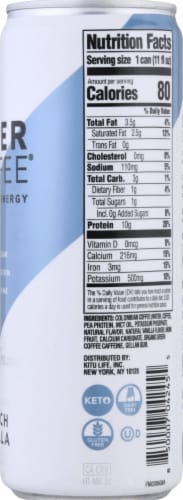 Super Coffee® French Vanilla Enhanced Coffee Beverage Perspective: right