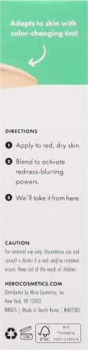 Hero Cosmetics Green Tinted Color-Correcting Rescue Balm Perspective: right