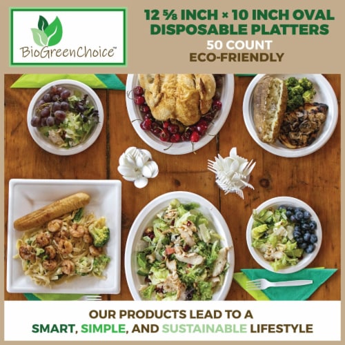 Large clearance disposable platters