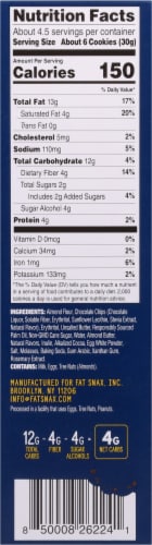 Fat Snax!® Gluten Free Mini Double Chocolate Cookies Perspective: right