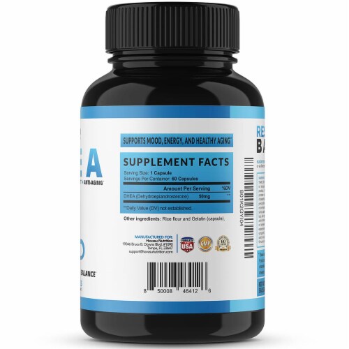 Havasu Extra Strength DHEA Supplement Perspective: right