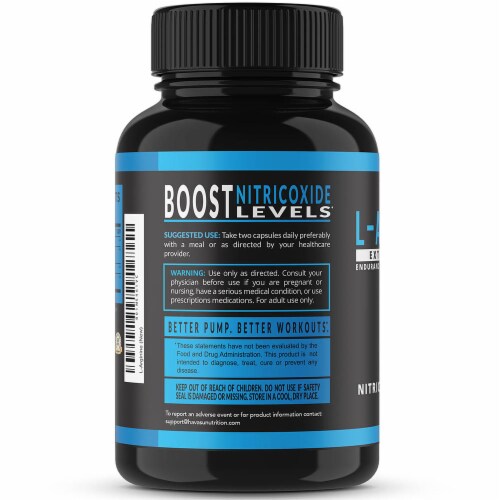 Havasu Extra Strength L-Arginine Supplement Perspective: right
