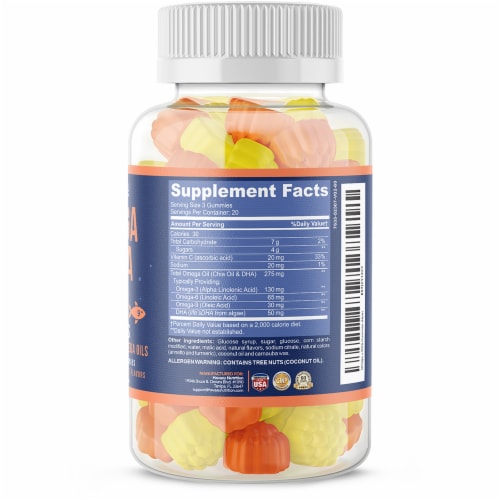Havasu Omega + DHA Gummies Perspective: right