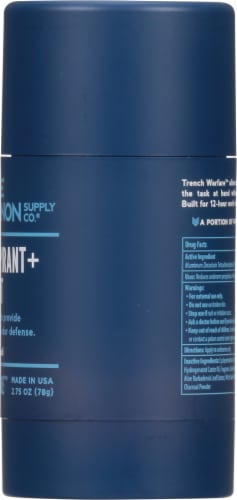 Duke Cannon Supply Co.® Trench Warfare™ Fresh Water & Neroli Stick Antiperspirant + Deodorant Perspective: right