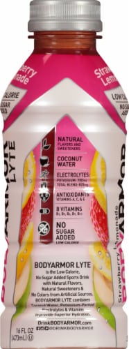 BODYARMOR Lyte Strawberry Lemonade Sports Drink Perspective: right