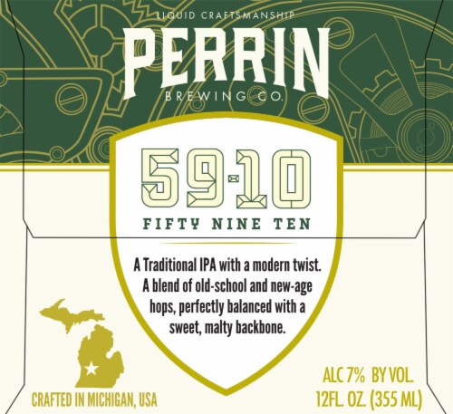 Perrin Brewing 59-10 IPA Perspective: right