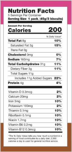 Sweet Loren's® Chocolate Breakfast Biscuits Perspective: right