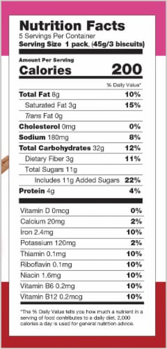Sweet Loren's® Cinnamon Sugar Breakfast Biscuits Perspective: right