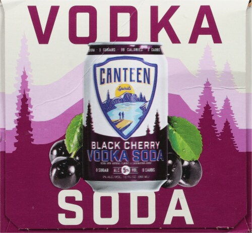 Canteen Spirits Black Cherry Vodka Soda Perspective: right