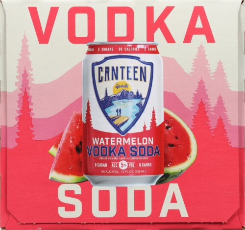 Canteen Spirits Watermelon Vodka Soda Perspective: right