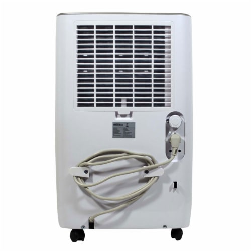 SoleusAir 4,500 Sq Ft 50 Pint DOE Dehumidifier with Pump & Mirage Display, White Perspective: right
