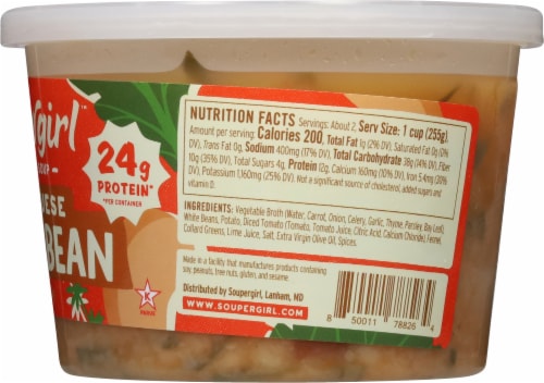 Soupergirl Portuguese White Bean Soup Perspective: right