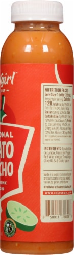 Soupergirl™ Traditional Tomato Gazpacho Soup Perspective: right