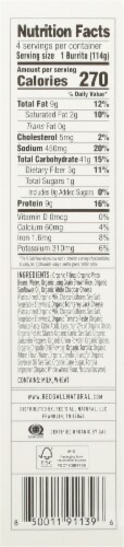 Red's Organic Bean & Cheese Burritos Perspective: right