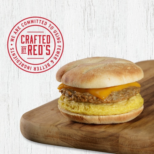 Red's® Turkey Sausage Egg & Cheese Frozen Breakfast Sandwiches Perspective: right