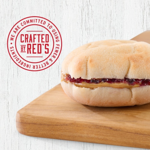 Red’s PB&J’Wich Peanut Butter & Strawberry Jam Frozen Perspective: right
