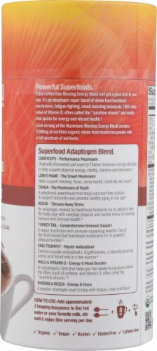 Om® Mushroom Organic Morning Energy Blend Powder Perspective: right