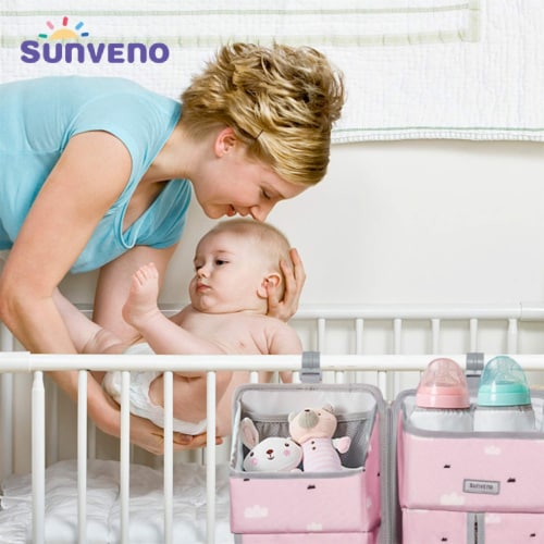 Crib Nursing Organizer Perspective: right