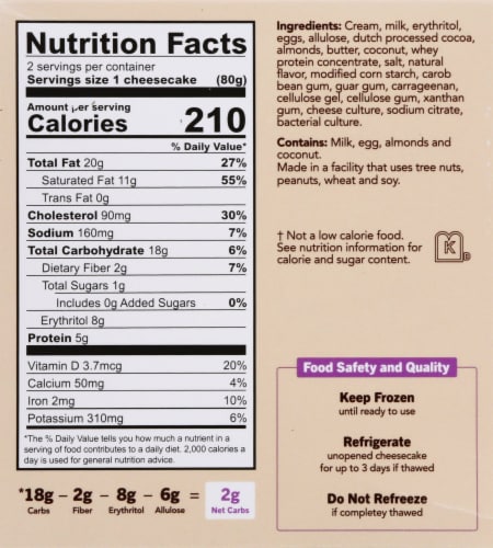 Enlightened Mini Keto Chocolate Cheesecakes Perspective: right