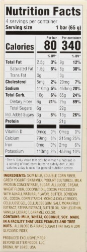 Enlightened® Caramel Brownie Greek Yogurt Bar Perspective: right