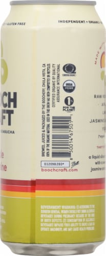Boochcraft Apple Jasmine Organic Hard Kombucha Perspective: right