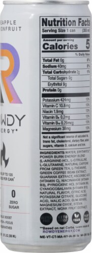 Rowdy Energy® Pineapple Passion Fruit Energy Drink Perspective: right