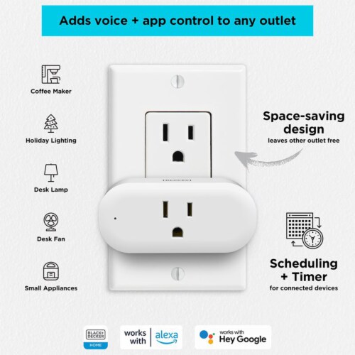 Black+Decker BDXSKSW01 Smart Home Kit with Smart Thermostat, Light, and