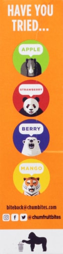 Chum® Fruit Bites™ Peach Fruit Snacks Perspective: right