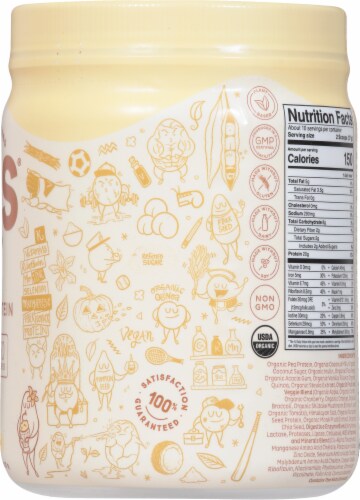 KOS Organic Vanilla Plant Protein Powder Perspective: right