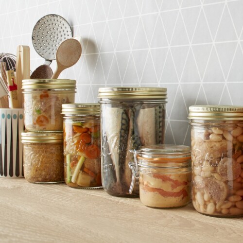 Le Parfait Familia Wiss Terrine French Glass Mason Jar With 2 Piece