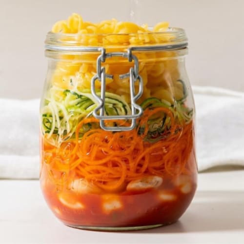 Le Parfait Super Jars – French Glass Round Jars With Airtight Lid For Canning Food Storage Perspective: right