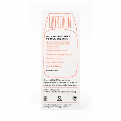 Genexa Kids' Cough & Chest Congestion Syrup Perspective: right