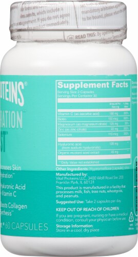 Vital Proteins Skin Hydration Boost Capsules Perspective: right
