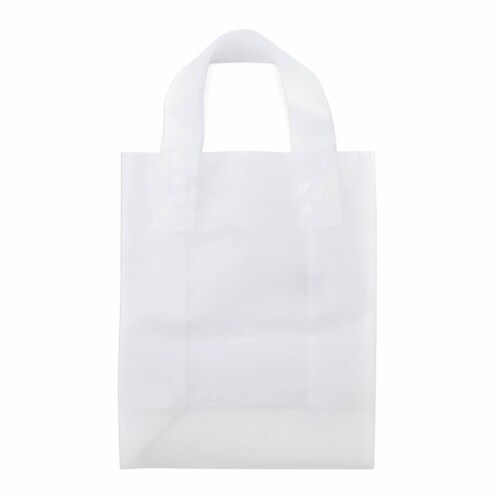 Prime Line Packaging Small Clear Plastic Bags with Soft Loop Handles Gifts  Bulk 50 Pcs 8x4x10, 50 Pcs - Fry's Food Stores