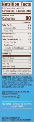 Catalina Crunch® Chocolate Vanilla Low Sugar Cookies Perspective: right