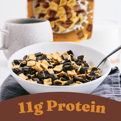 Catalina Crunch® Chocolate Peanut Butter Zero Sugar Cereal Perspective: right