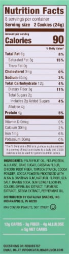 Catalina Crunch® Keto Chocolate Mint Sandwich Cookies Perspective: right