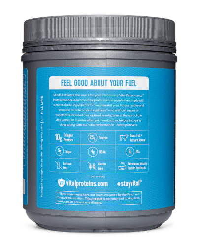 Vital Performance™ Cold Brew Coffee Protein Powder Perspective: right