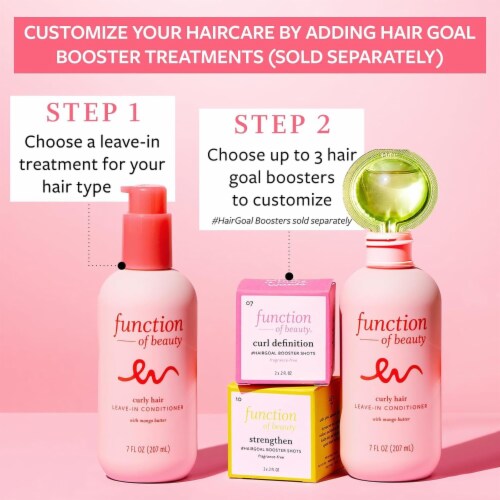Function of Beauty Curly Hair Leave-In Conditioner Perspective: right