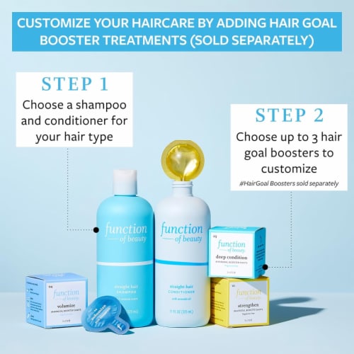 Function of Beauty Custom Straight Hair Conditioner Base with Avocado Oil Perspective: right