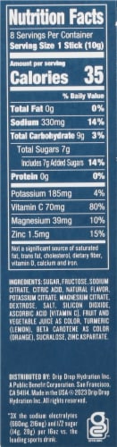 Drip Drop® Electrolyte Bold Variety Pack Drink Mix Packets Perspective: right