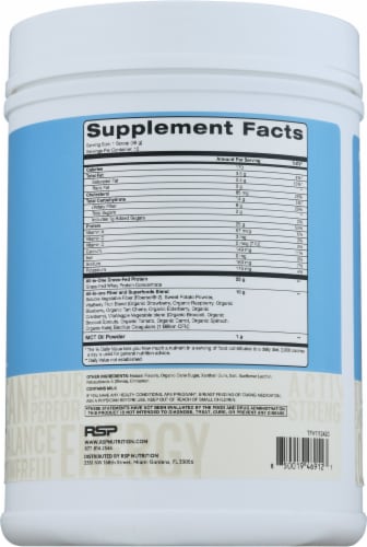 RSPNutrition Truefit® Vanilla Dietary Supplement Perspective: right